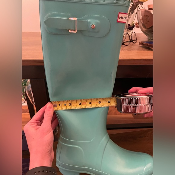 COPY - Tiffany Blue Hunter Rain boots - Picture 4 of 5